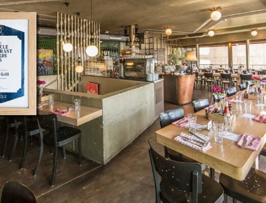 Sternen Grill + Sternen Grill Restaurant im oberen Stock.